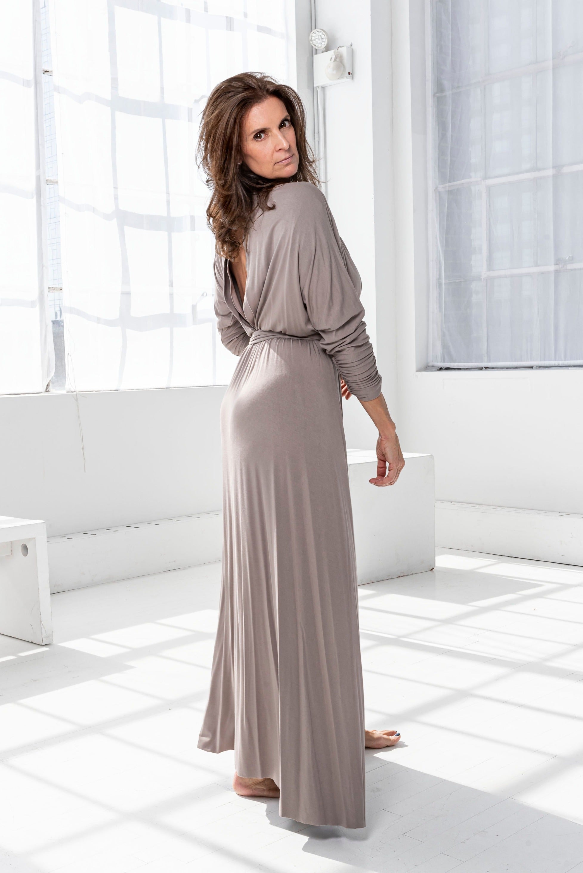Maria Pappas Robe Dress – Rachel Ackley